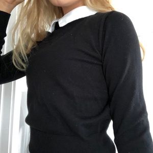 Long Sleeve Collared Sweater